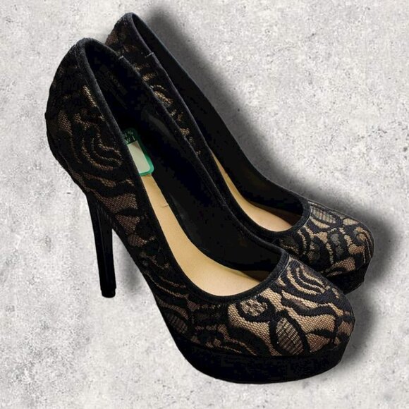 MIX No. 6 Black Lace with Gold underneath Size 9 - Picture 7 of 9